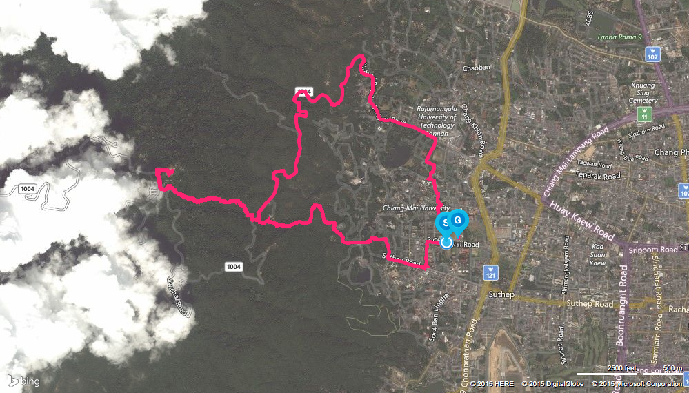 Course We Ran on Doi Suthep